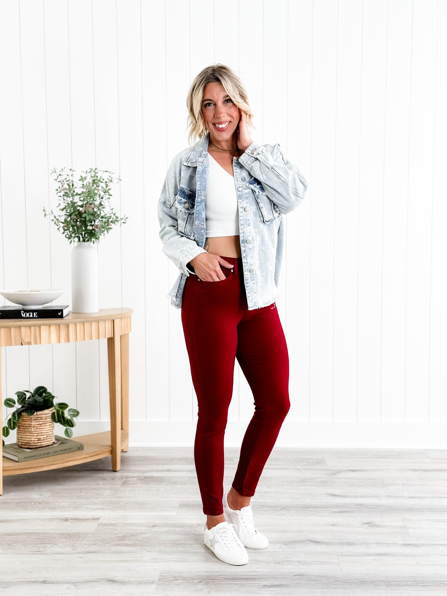 Judy Blue Scarlet Letter High Rise Tummy Control Skinny Jeans