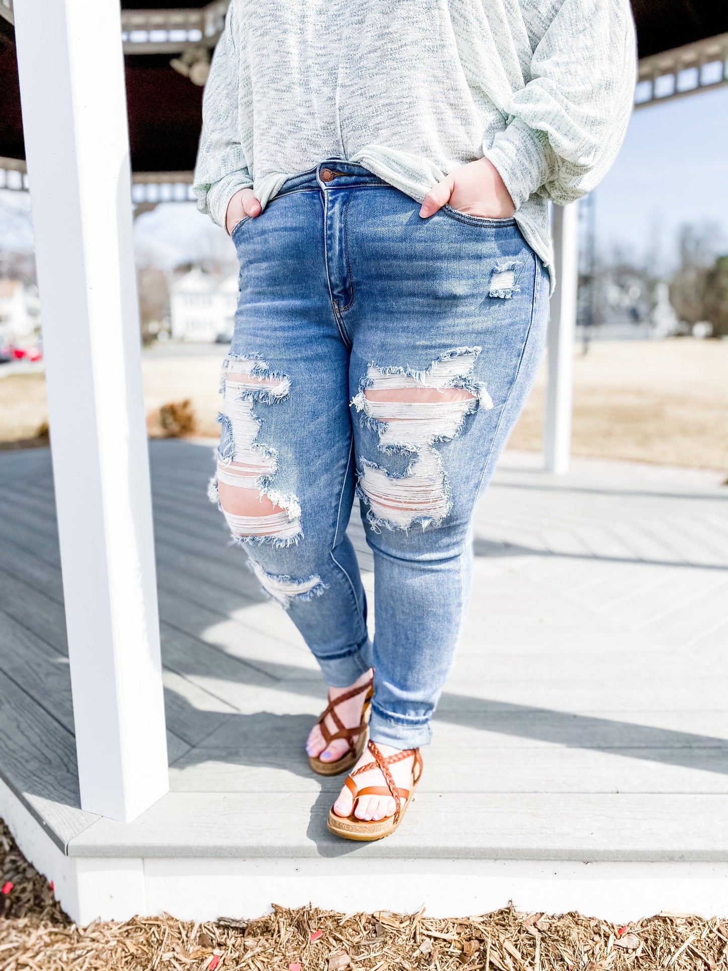 Judy Blue Mommin' Ain't Easy Jeans
