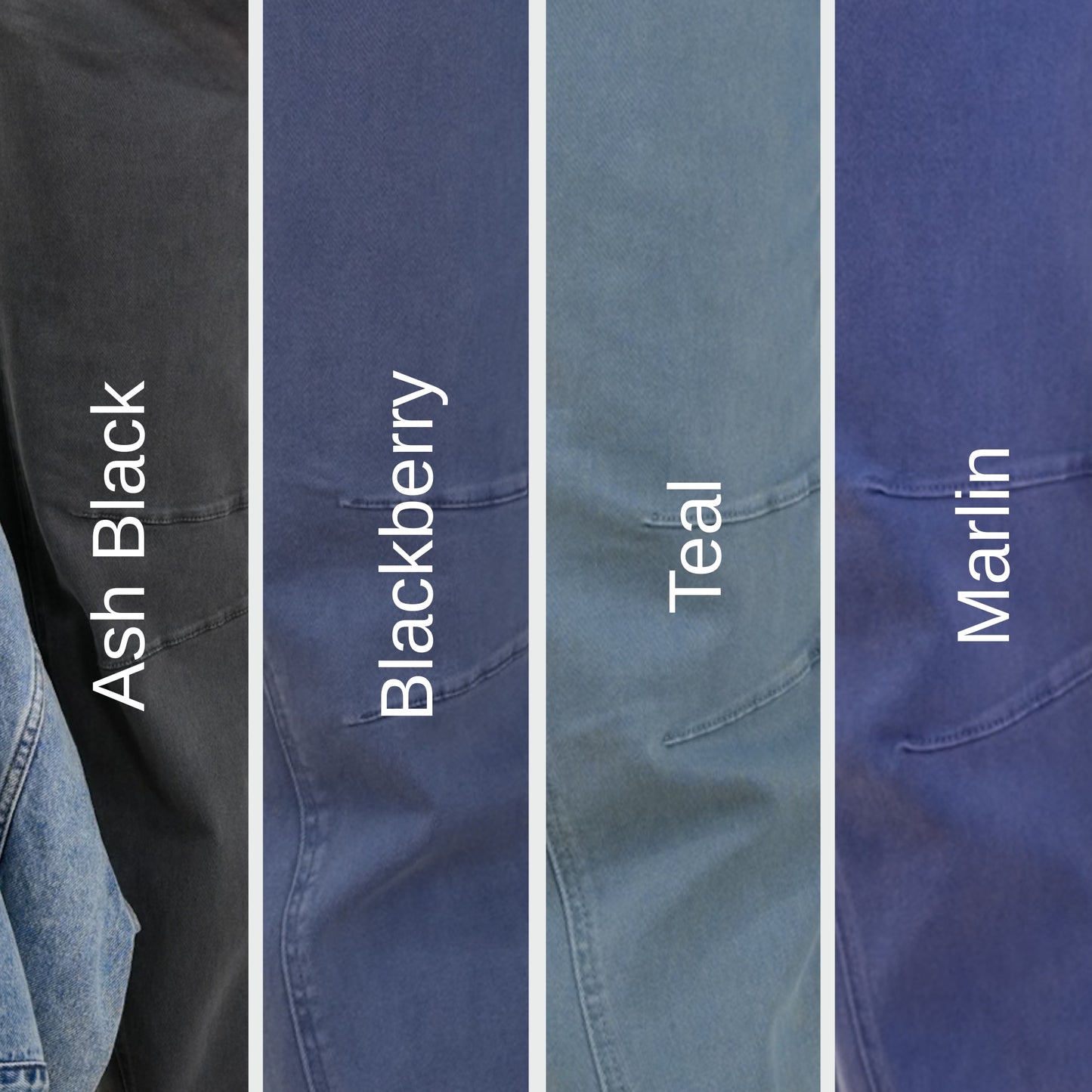 Door Buster! Zenana Barrel Leg Color Denim Pants