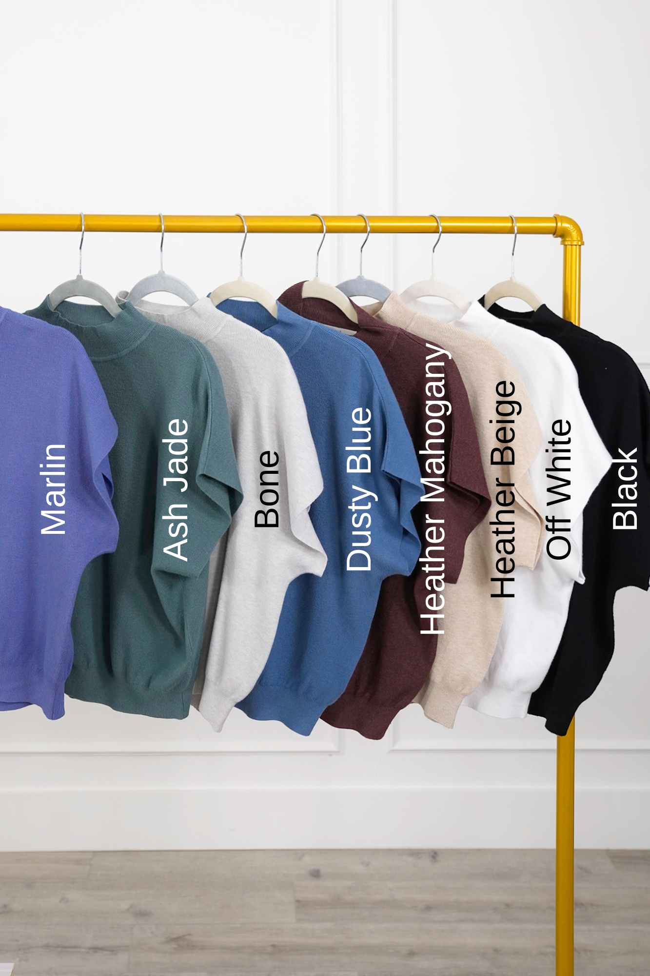 Door Buster! Zenana Mock Neck Short Dolman Sleeve Sweater