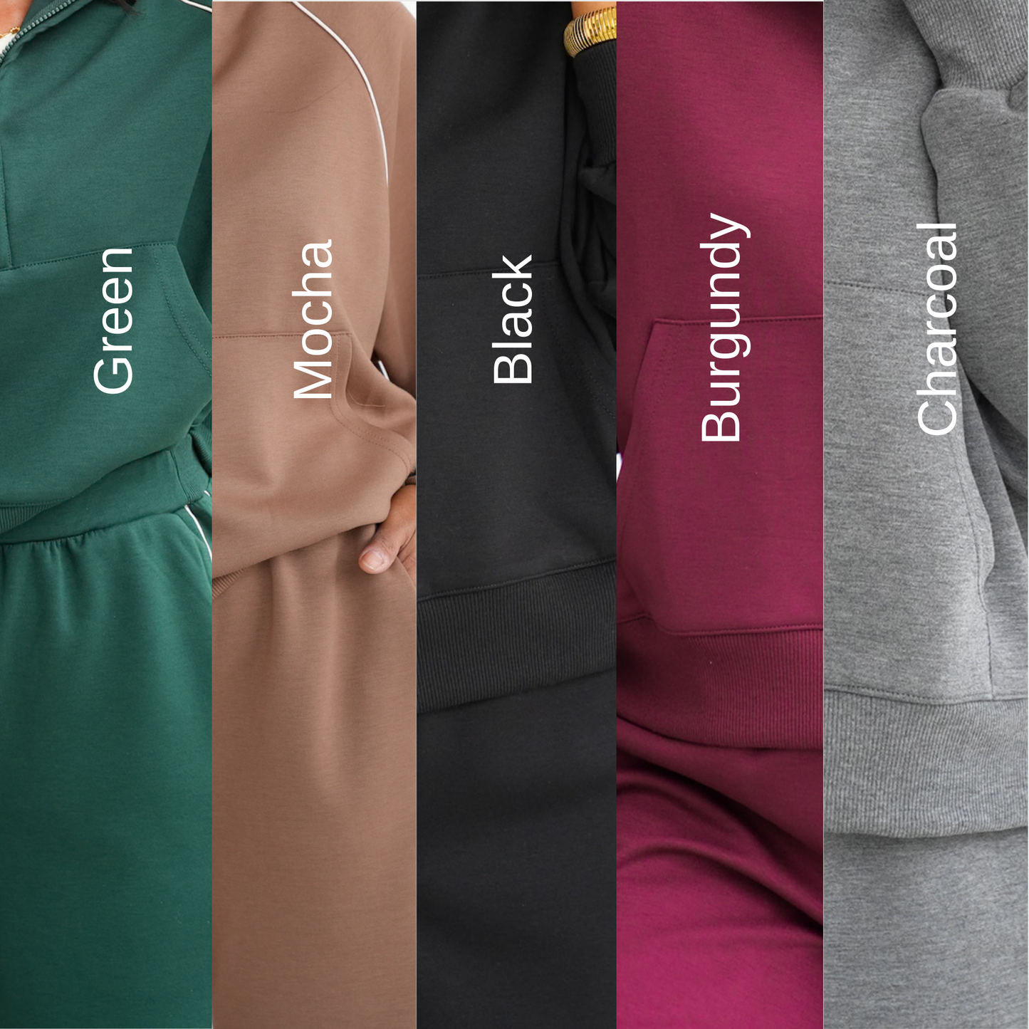 Elastic Waist Wide Leg Sweatpants