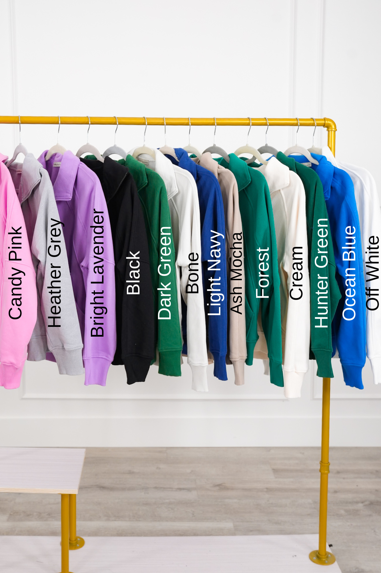 Door Buster! Zenana Half Zip Fleece Pullover with Kangaroo Pocket