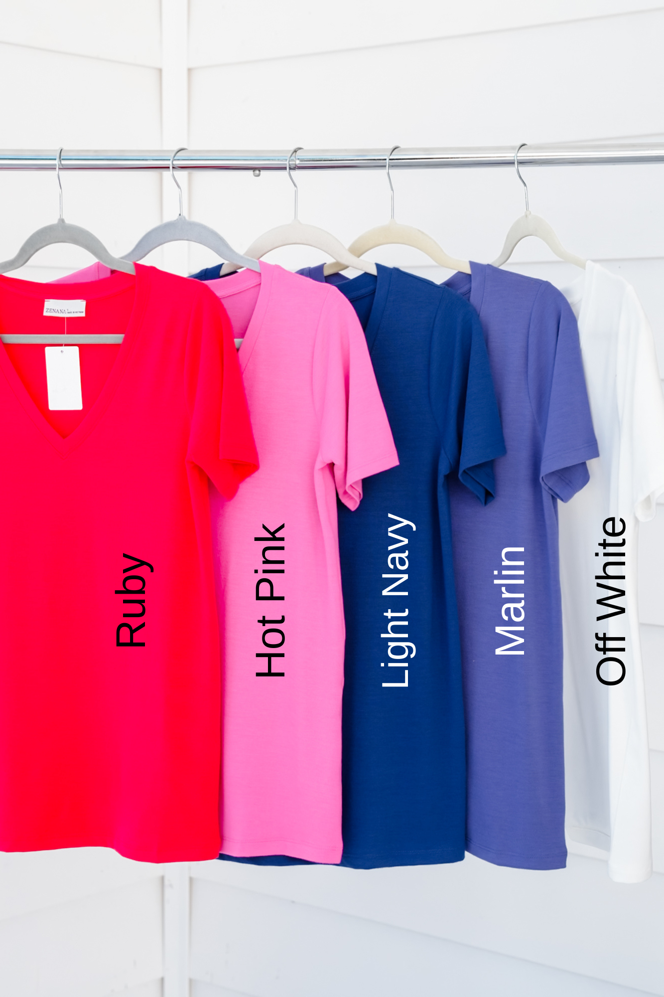 Door Buster! Zenana Short Sleeve V-Neck Top