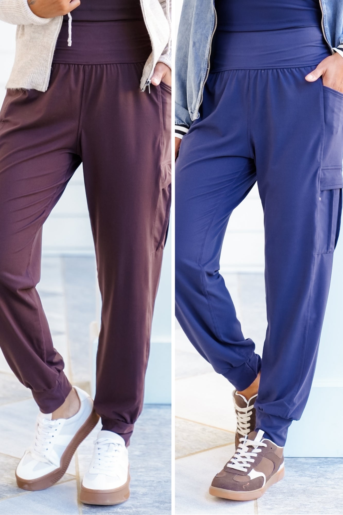 High Waist Jogger with Side Pockets