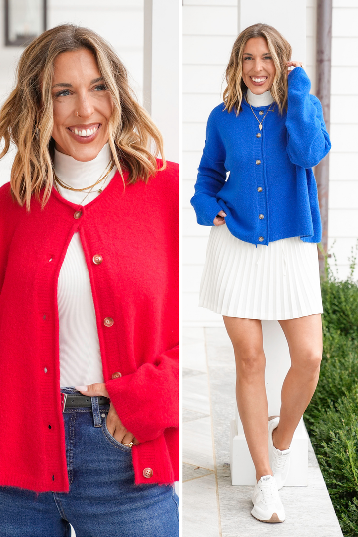 Long Sleeve Button Down Cardigan