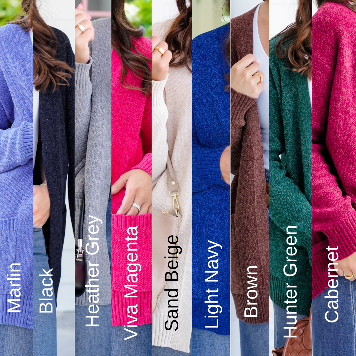 Door Buster! Zenana Melangé Open Front Cardigan