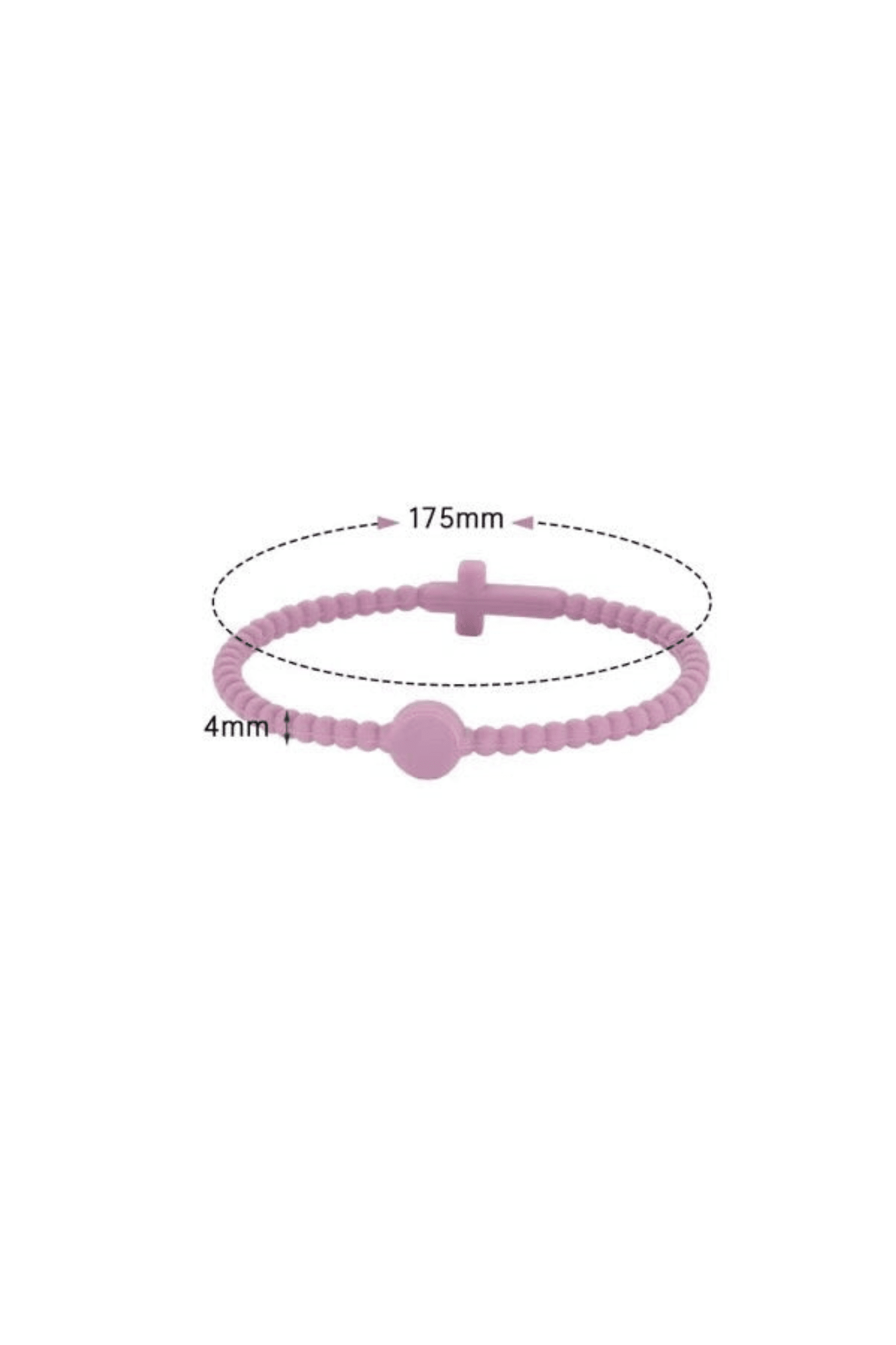 Wristed in Faith 5 Piece Cross Bracelet Set - Freckled Poppy
