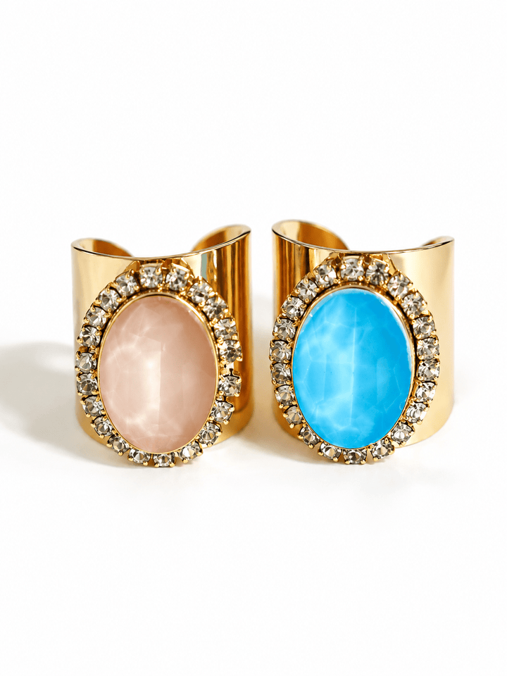 SIENNA by Tova Gold Crystal River Ring - Freckled Poppy