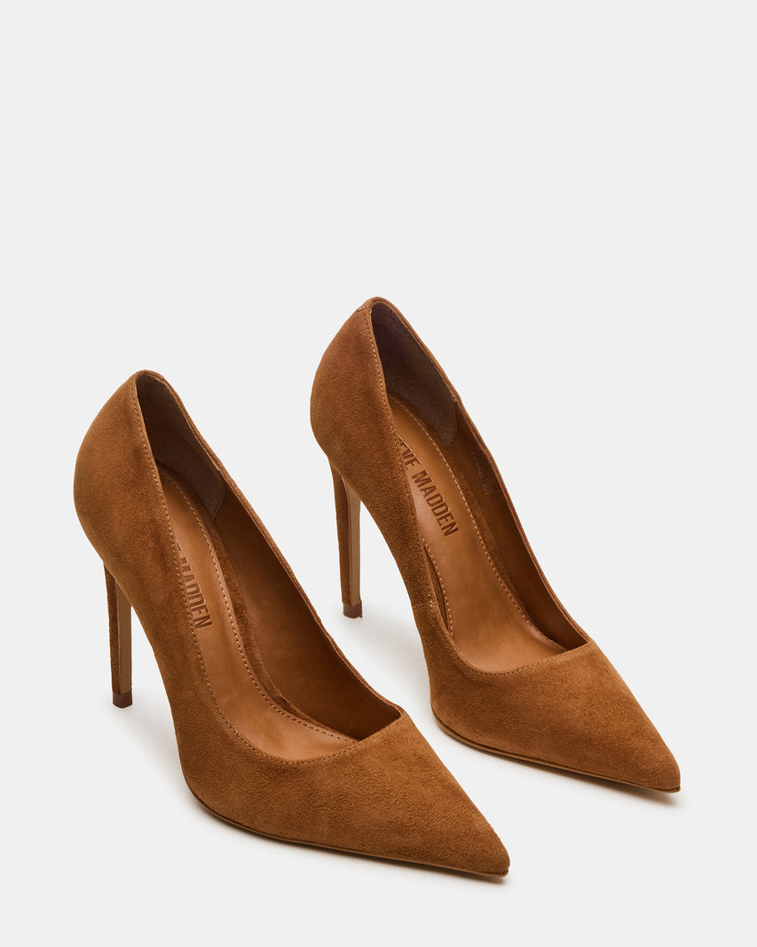 Steve Madden Suede Pointed Toe Stiletto Heel