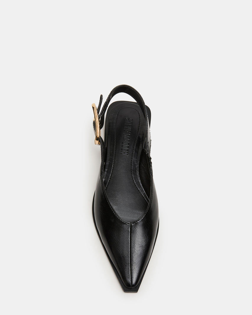 Steve Madden Leather Pointed Slingback Flat