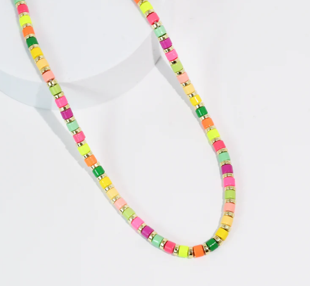 Treasure Jewels Bright Tile Necklace