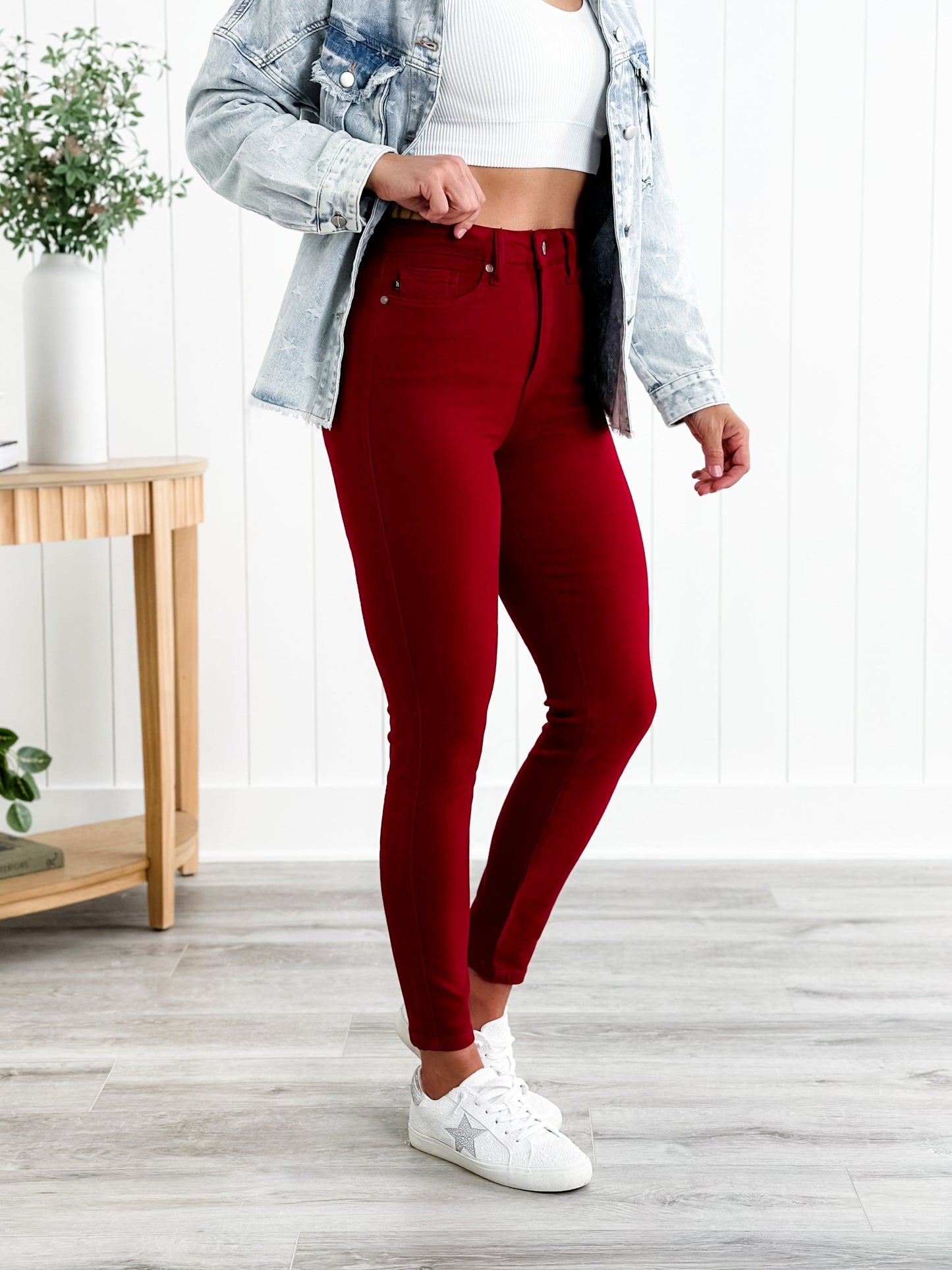 Judy Blue Scarlet Letter High Rise Tummy Control Skinny Jeans