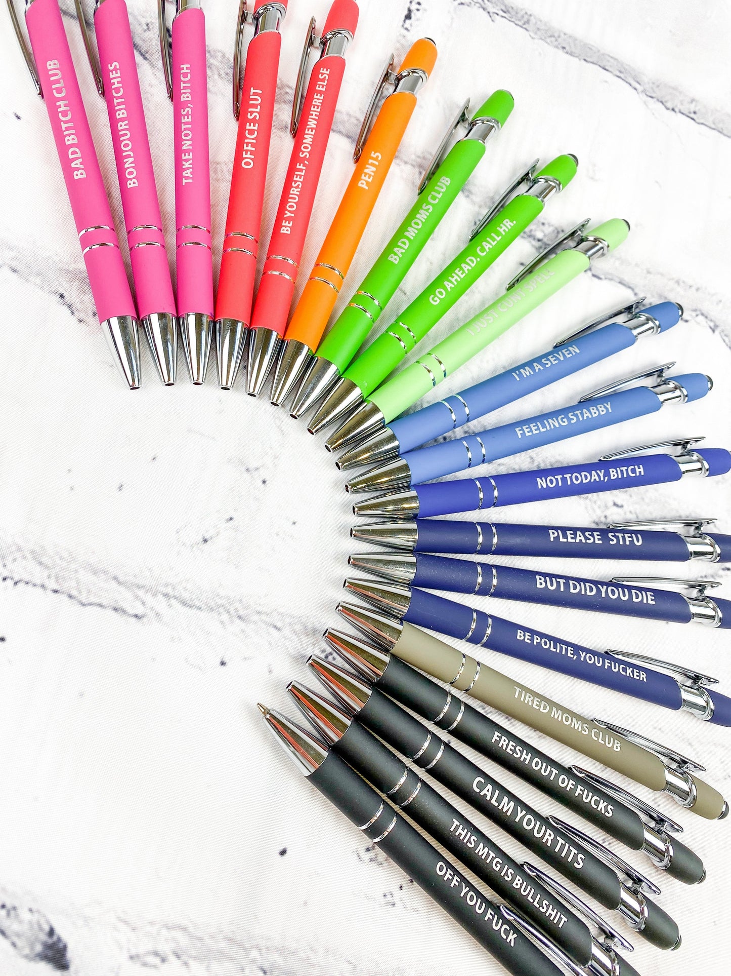 RESTOCK & NEW OPTIONS! Snarky Pens (Multiple Options)