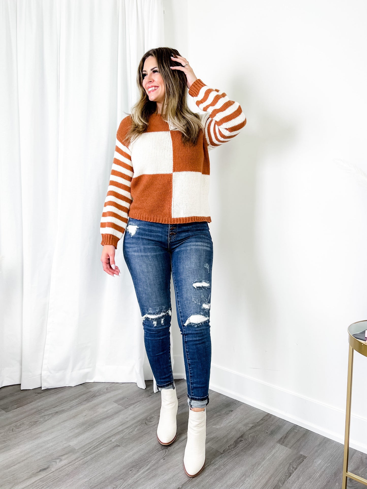Judy Blue Mid Rise skinny Thermal Patch (Multiple Lengths)