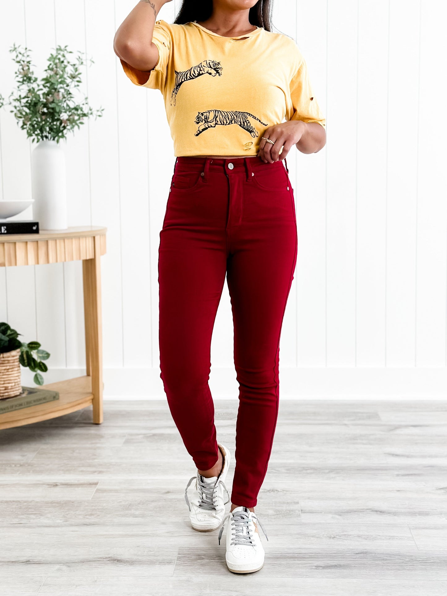 Judy Blue Scarlet Letter High Rise Tummy Control Skinny Jeans