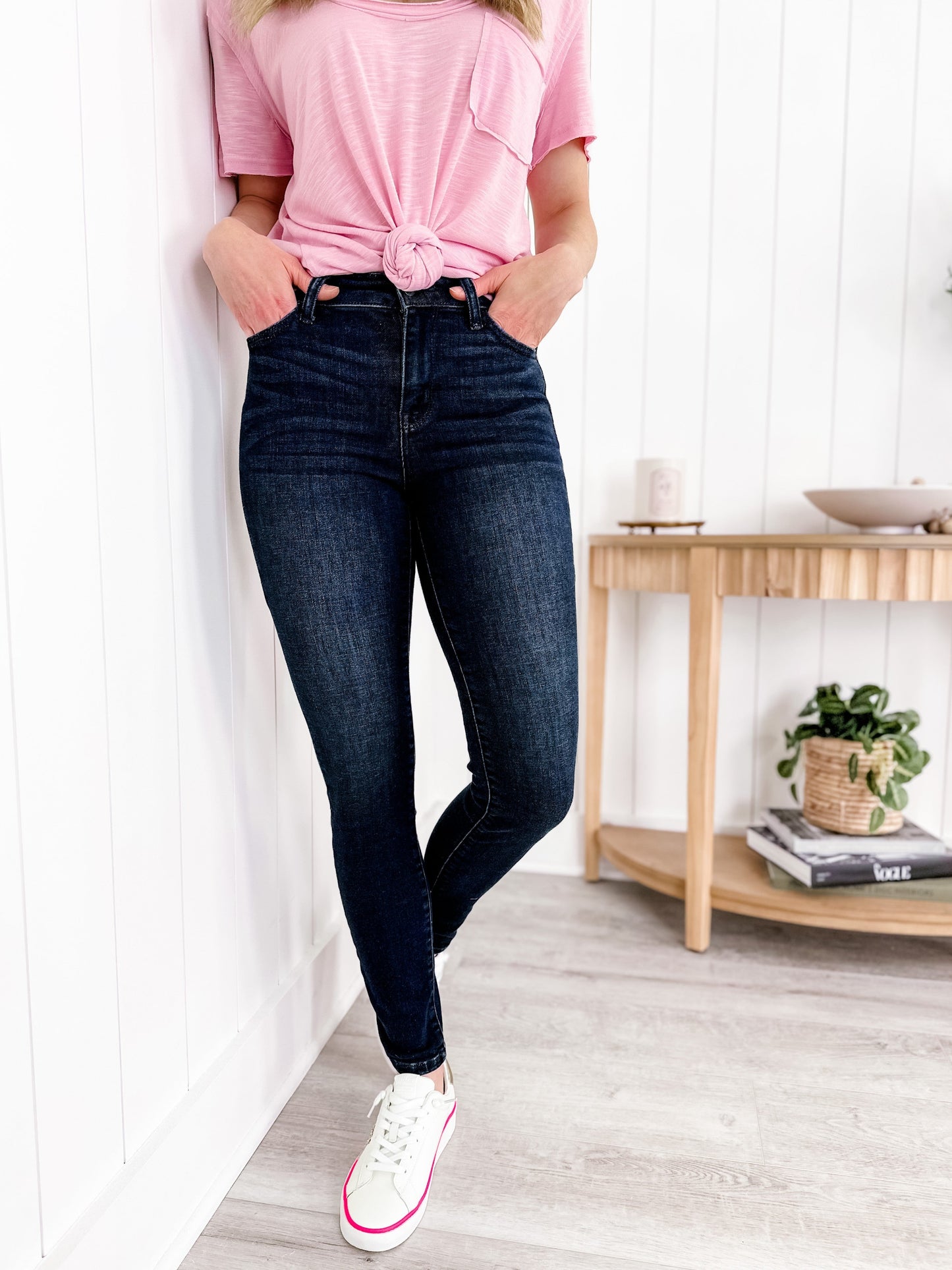 Judy Blue Everyday Wear 2.0 High Waist Non-Distressed Skinny Jeans