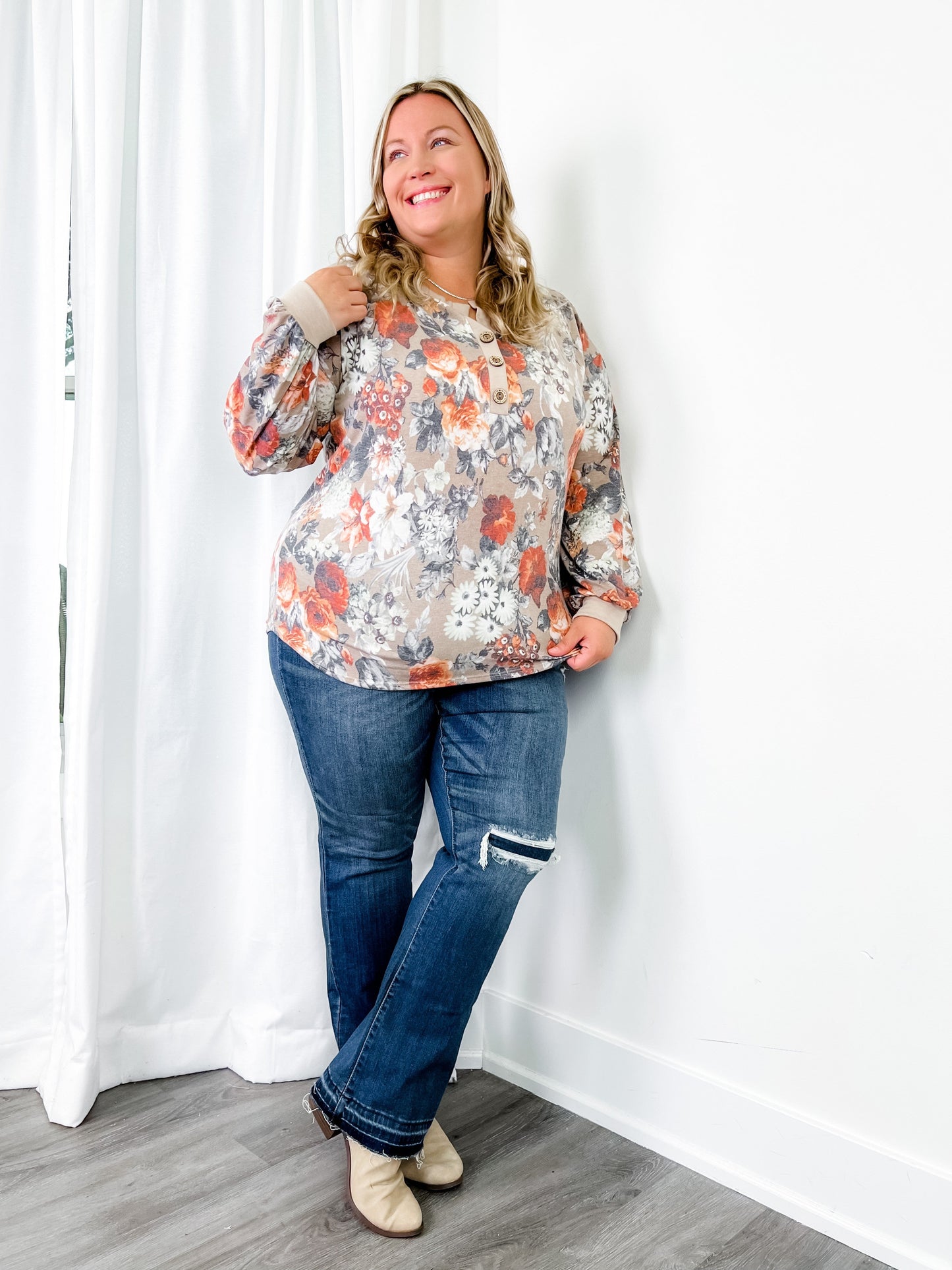 Judy Blue Best Dang Boots knee destroy patch bootcut