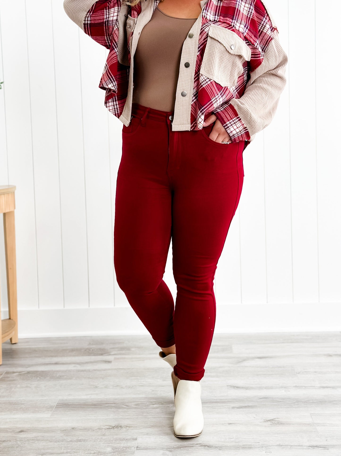Judy Blue Scarlet Letter High Rise Tummy Control Skinny Jeans