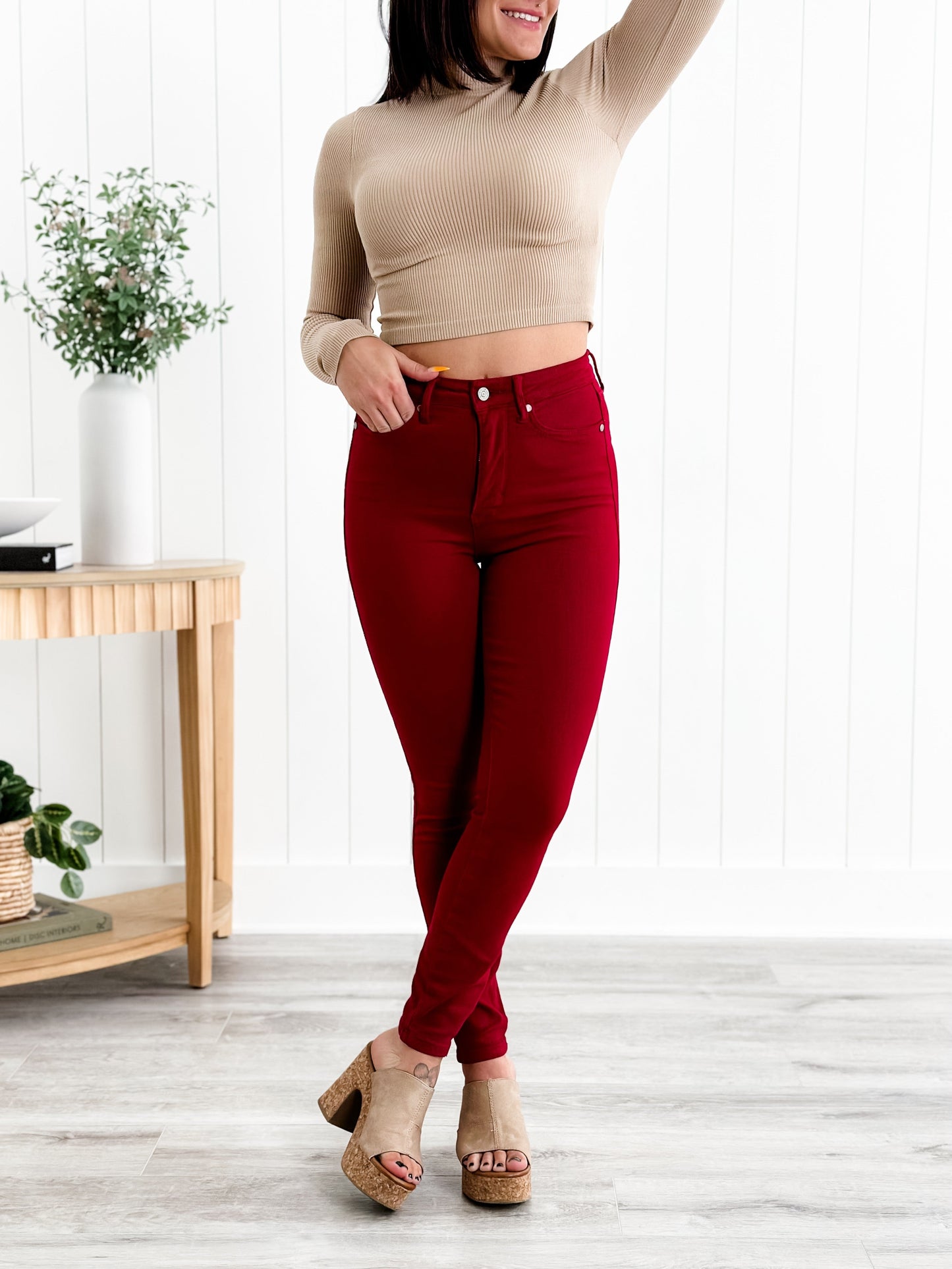 Judy Blue Scarlet Letter High Rise Tummy Control Skinny Jeans