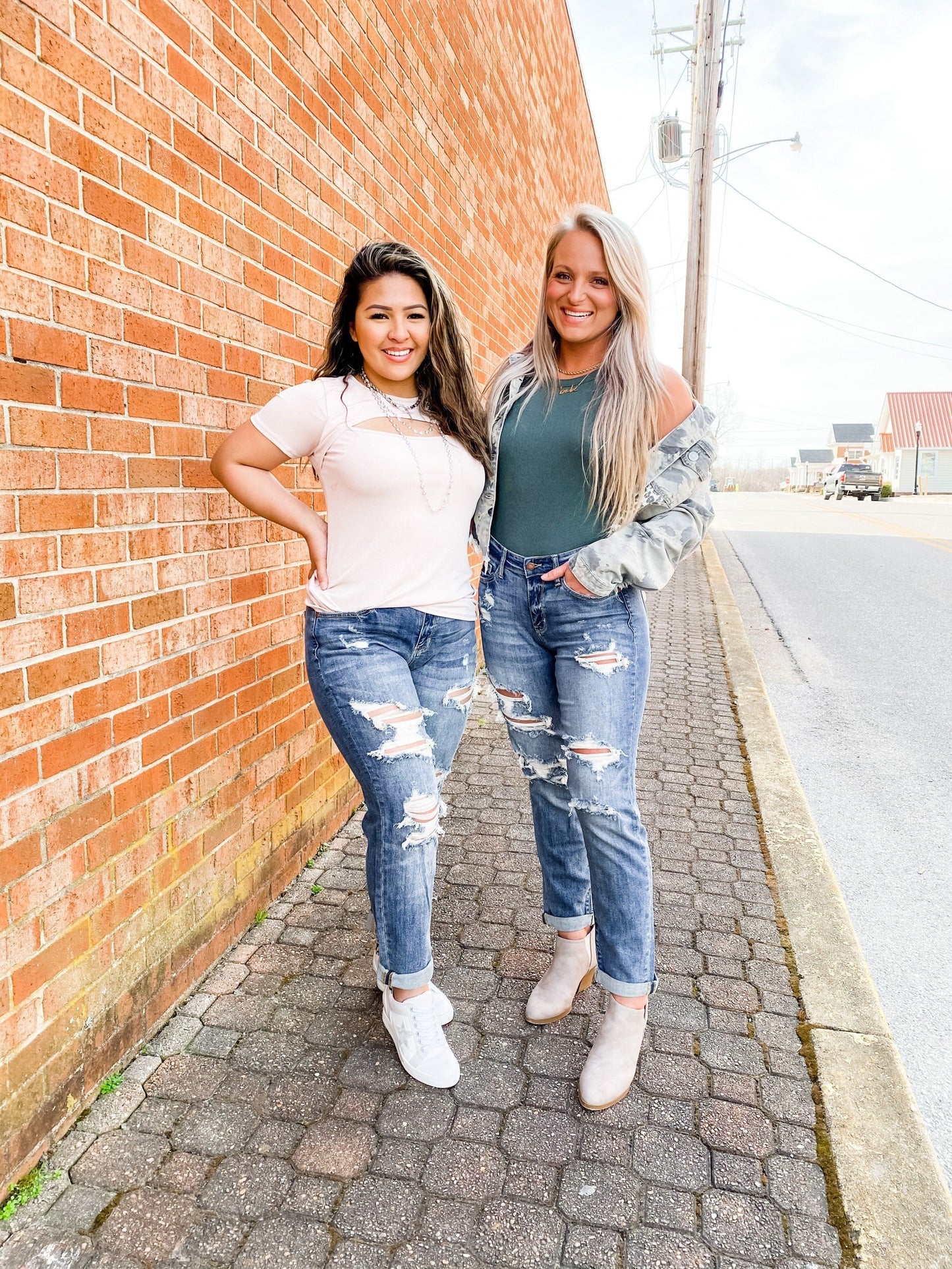 Judy Blue Yoda Best Distressed Boyfriend Jeans