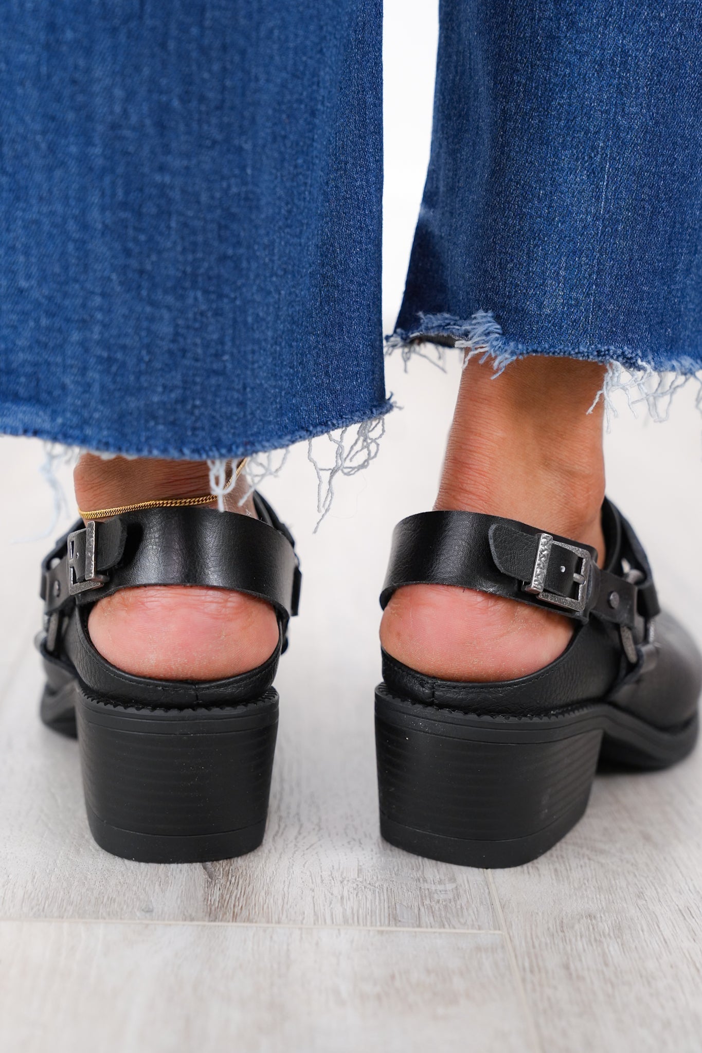 Blowfish Western Style Braided Strap Mule