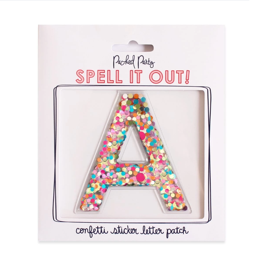 RESTOCK! Stick To It Confetti (Greek letters, alphabet, numbers, hearts)