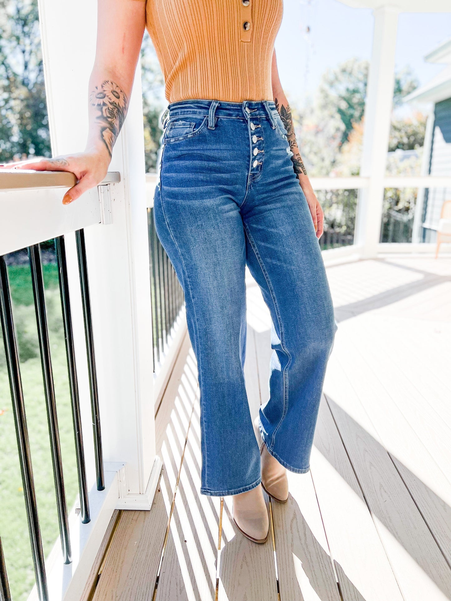 Vervet Main Super High Rise Wide Leg