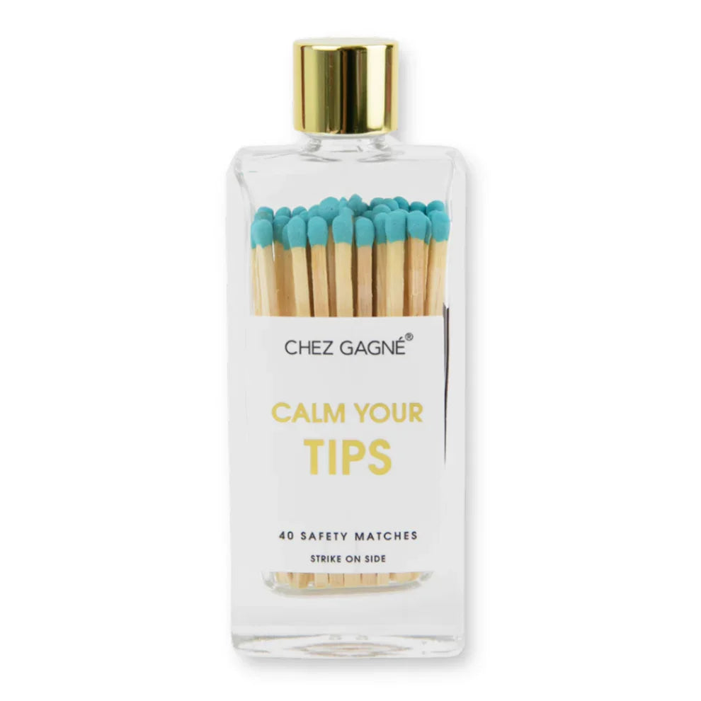 Chez Gagne Glass Bottle Safety Matches