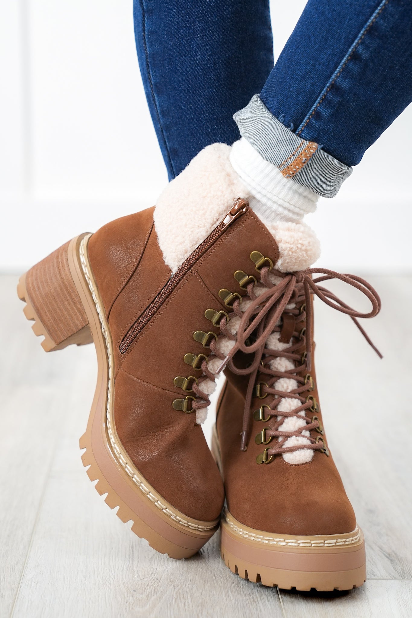 MIA Ankle Boots with Cozy Vegan Fur Lining