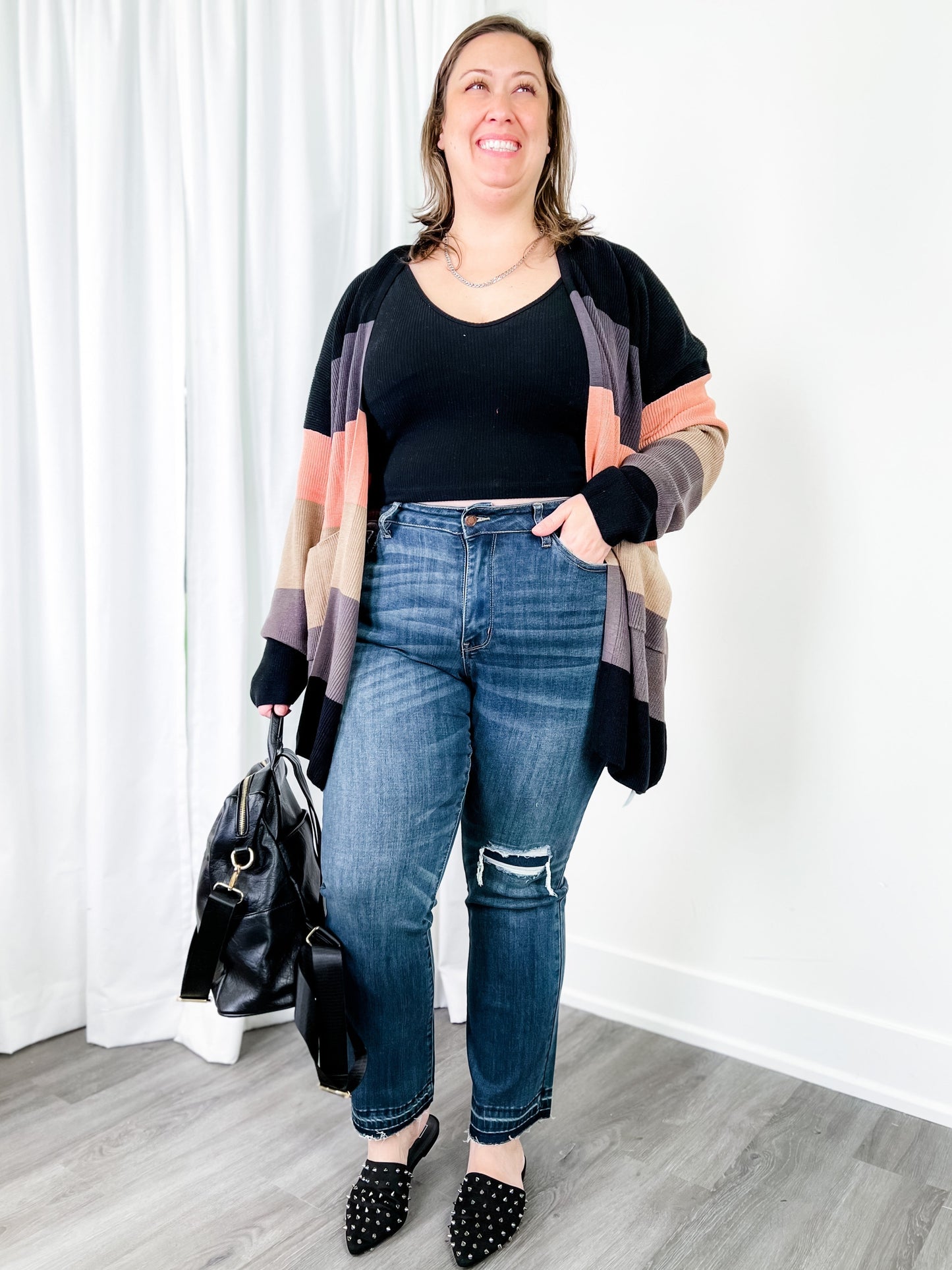 Judy Blue Best Dang Boots knee destroy patch bootcut