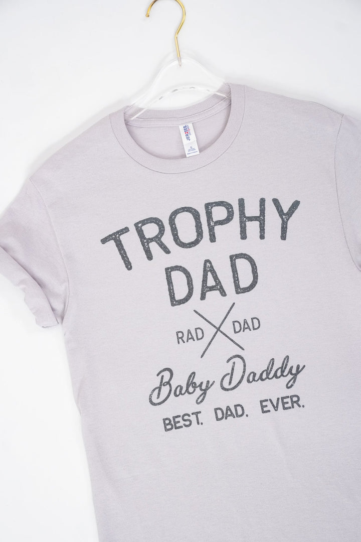 Plus/Reg Short Sleeve "Trophy Dad" Graphic Tee