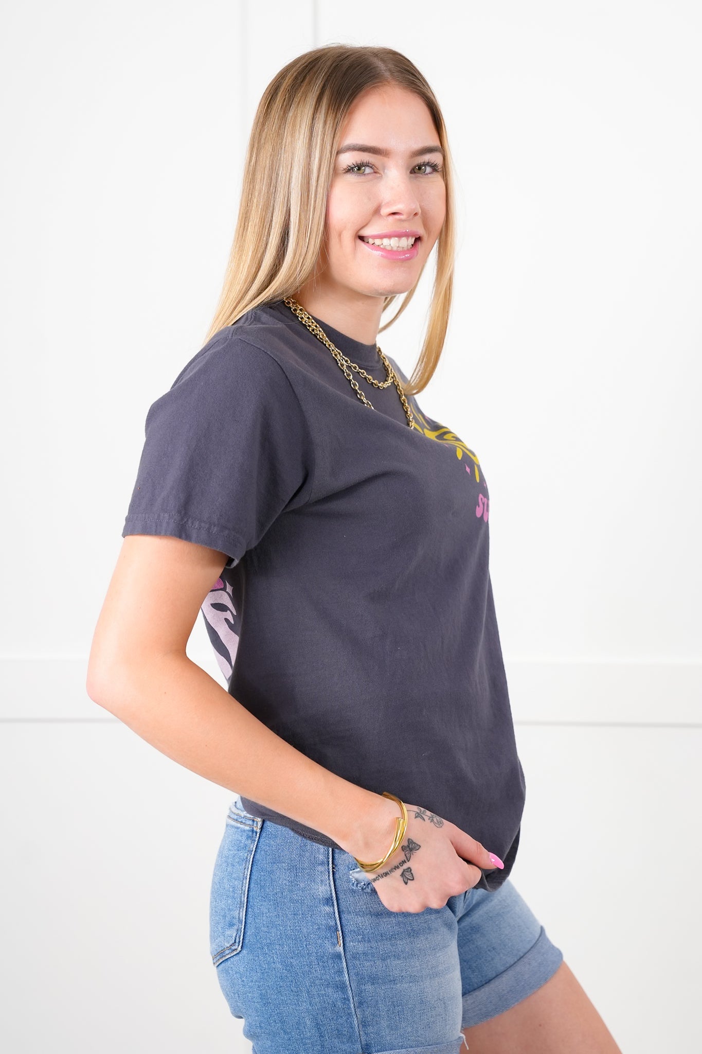 Plus/Reg Short Sleeve " Sunshine State Of Mind" Graphic Tee