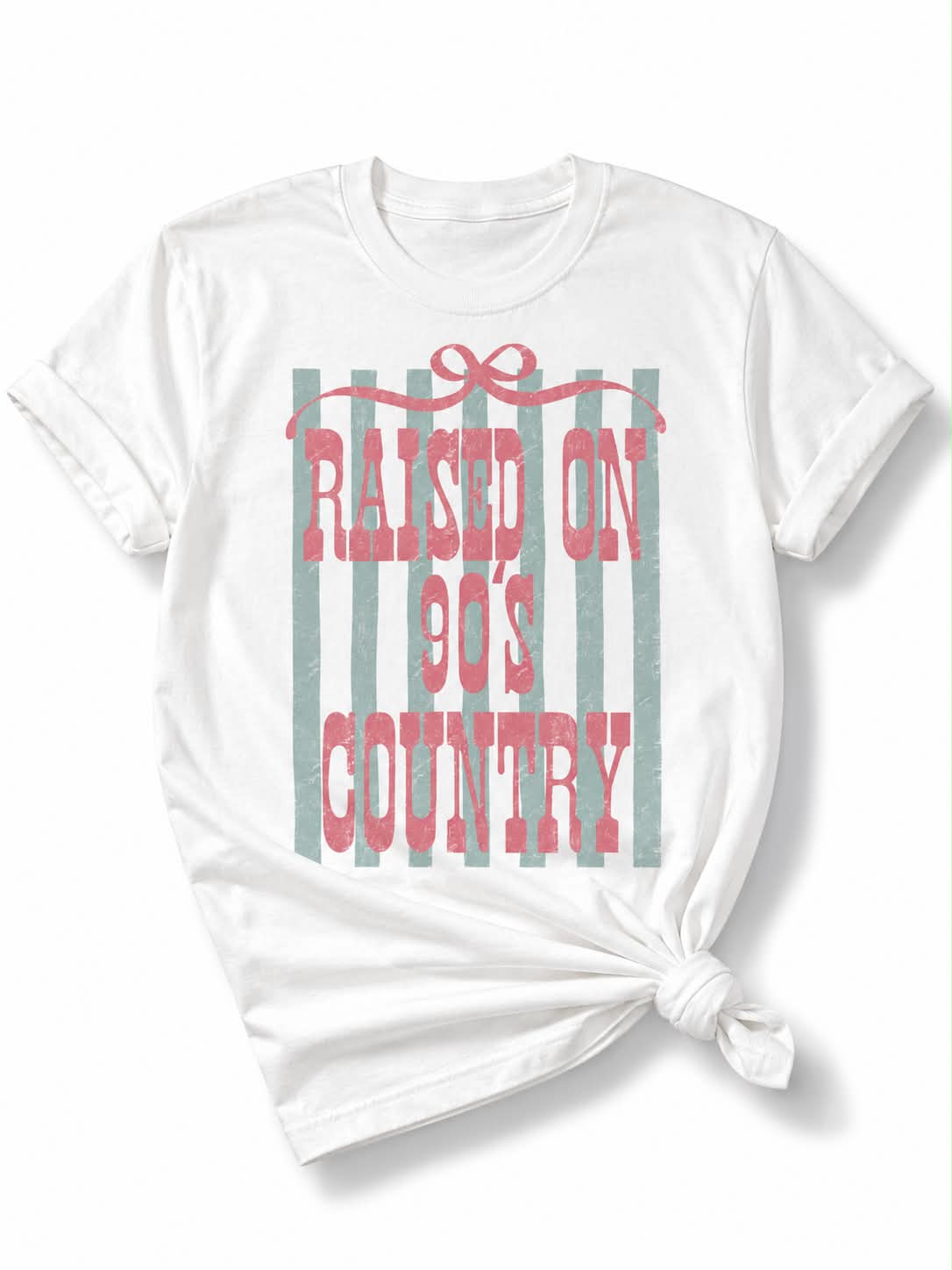 Plus/Reg Short Sleeve "Raised On 90's Country" Graphic Tee