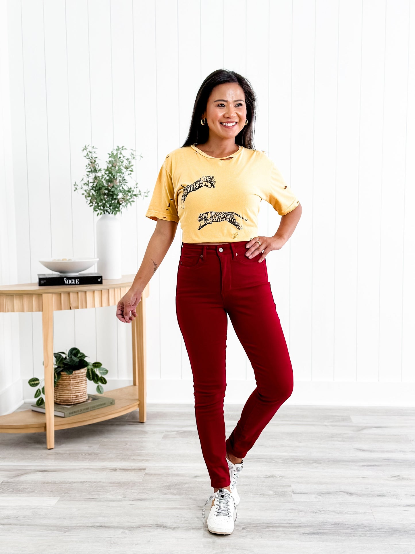 Judy Blue Scarlet Letter High Rise Tummy Control Skinny Jeans