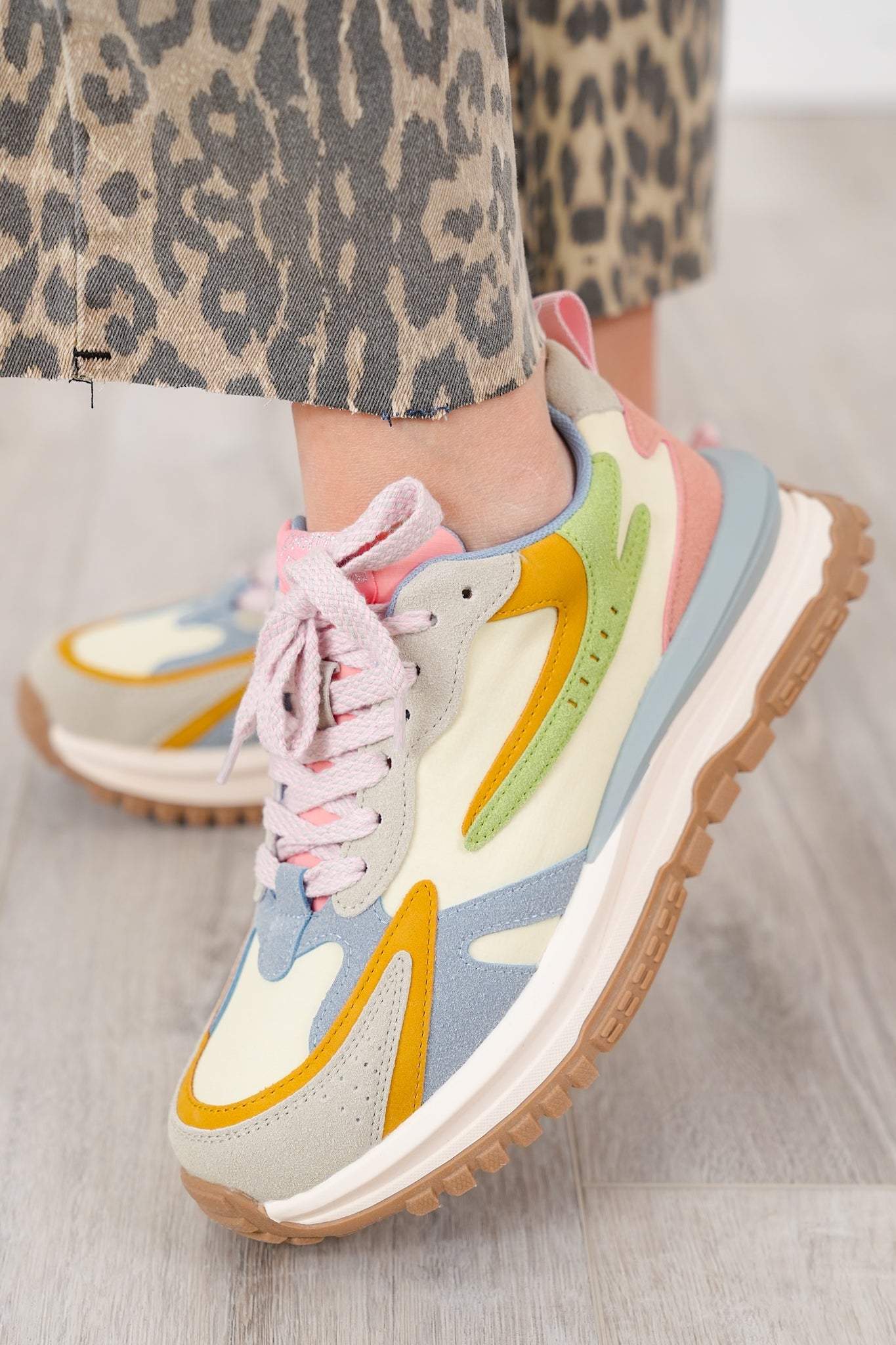 Restock! Blowfish Multi Colored Low Top Lace Up Sneaker