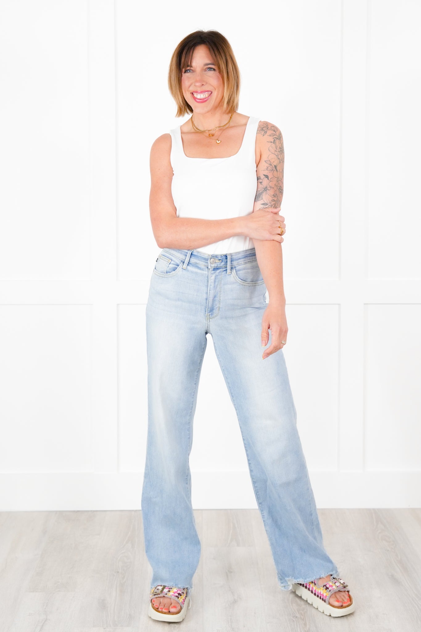 Solid Sleeveless Square Neck Thong Bodysuit (Multiple Colors)