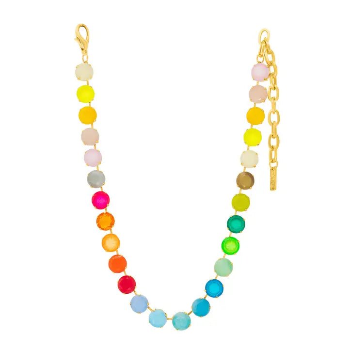 TOVA Sofia Crystal Necklace In Electric Cowboy Fairy - Freckled Poppy
