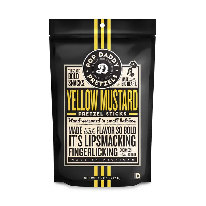 Restock! Pop Daddy Seasoned Pretzels 7.5oz *Final Sale*