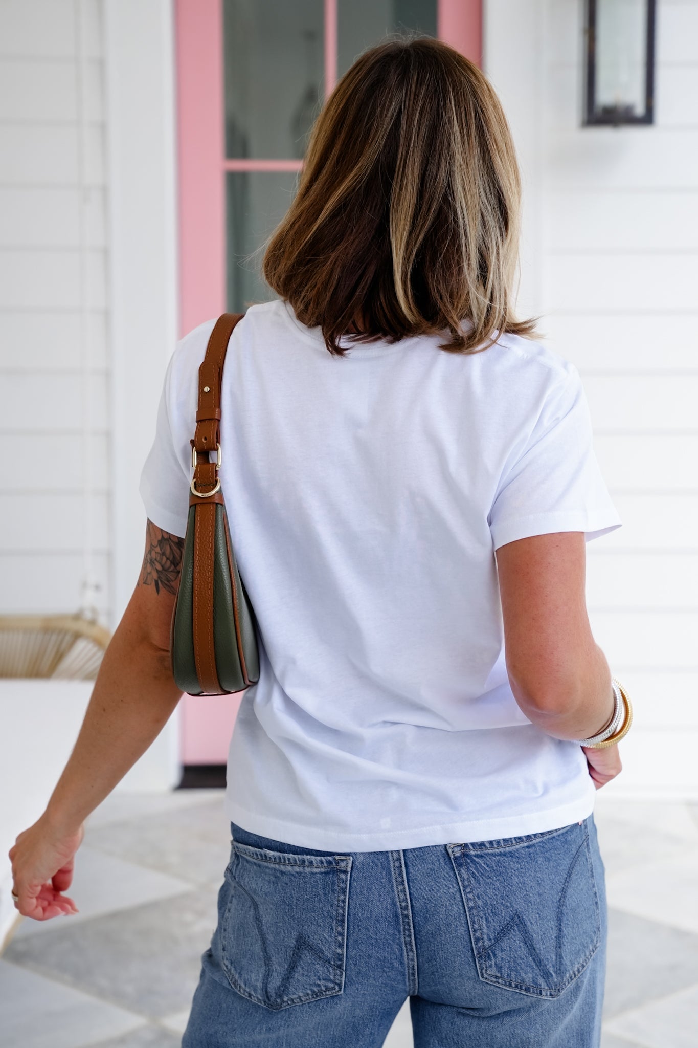 White Short Sleeve Pickle Jar Graphic Tee