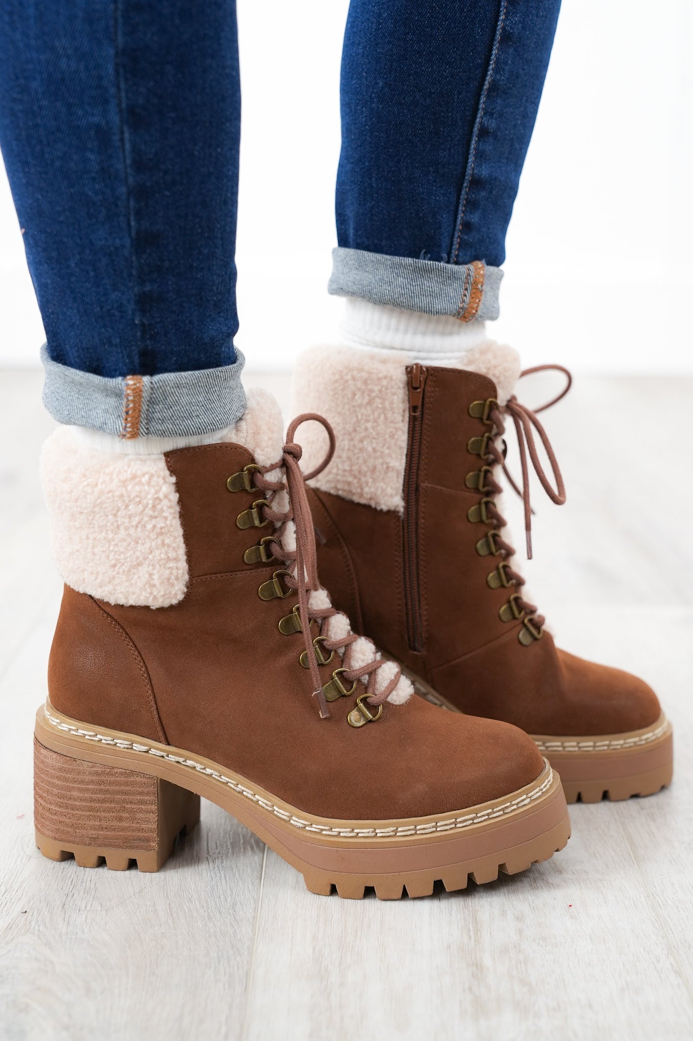 MIA Ankle Boots with Cozy Vegan Fur Lining