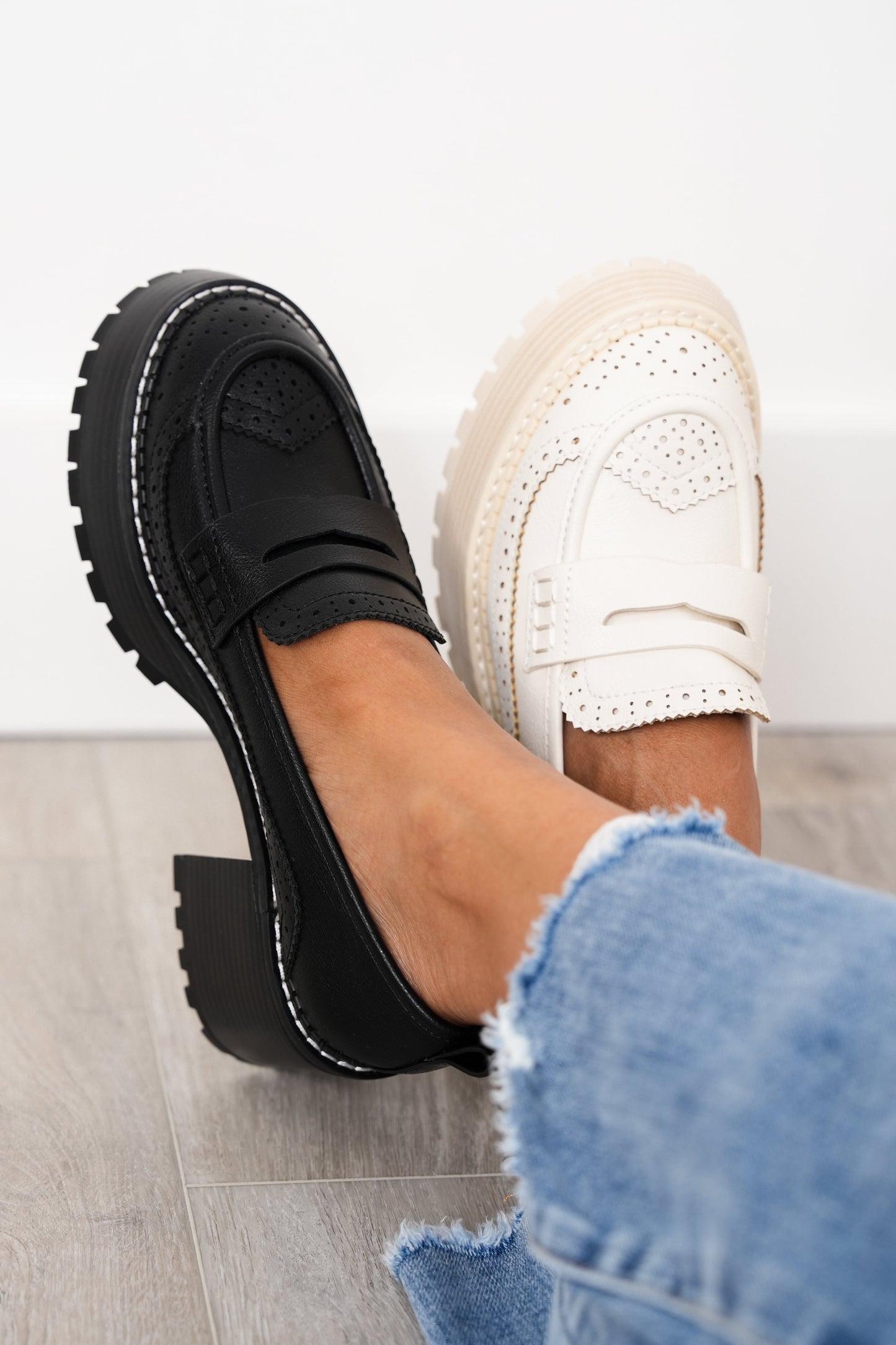 MIA Platform Lug Sole Loafers