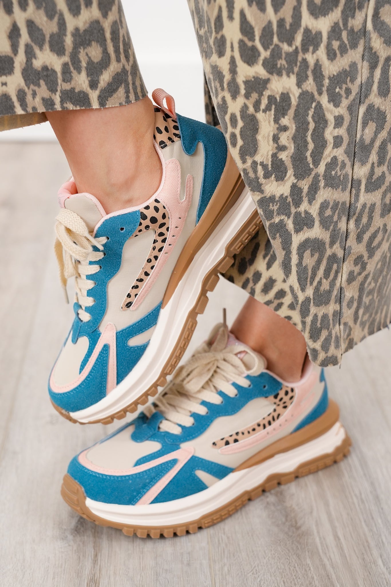 Restock! Blowfish Multi Colored Low Top Lace Up Sneaker