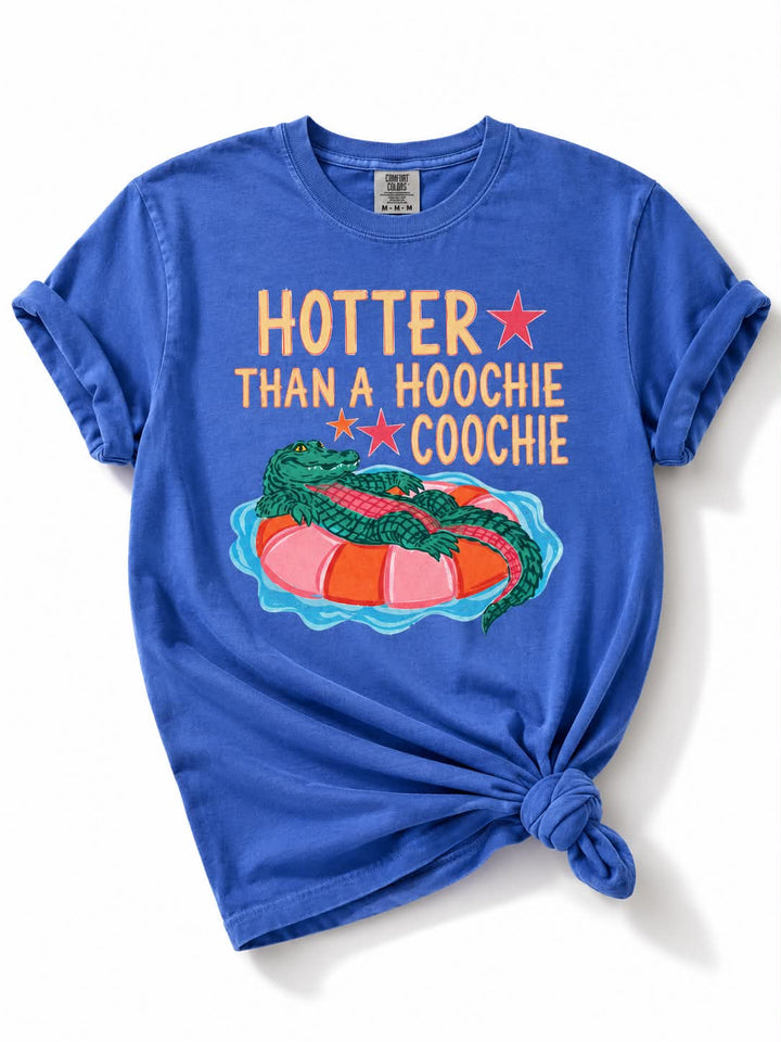 Plus/Reg Short Sleeve "Hotter than a Hoochie Coochie" Graphic Tee