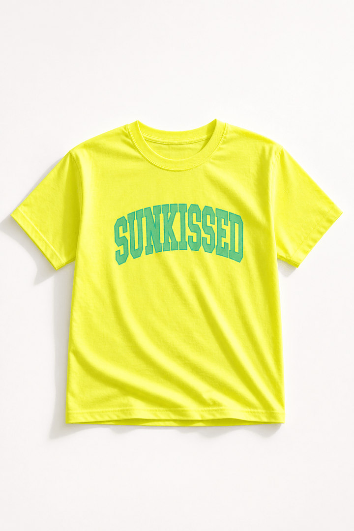 Plus/Reg Short Sleeve "Sunkissed" Graphic Tee - Freckled Poppy