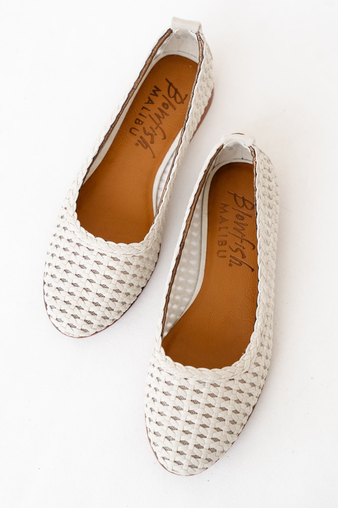 Blowfish Woven Ballet Flats with Breathable Mesh Panel