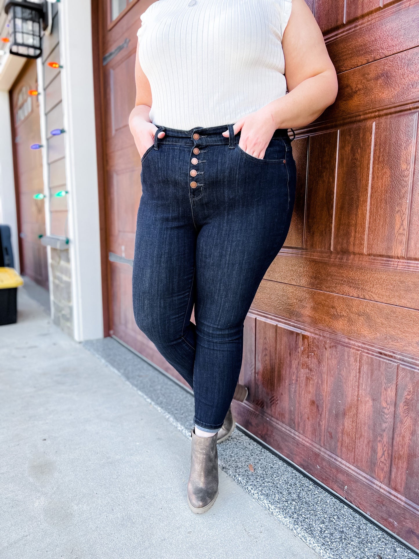 Judy Blue Penny Lane Dark Wash High Rise Skinny