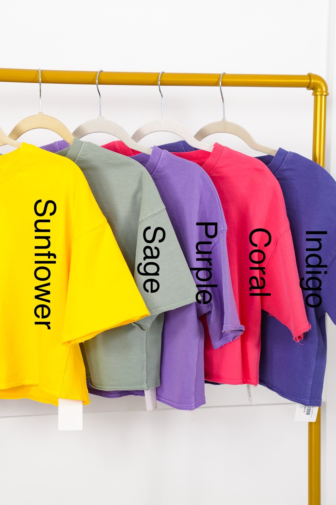 Short Sleeve Crew Neck Boxy Cropped Top