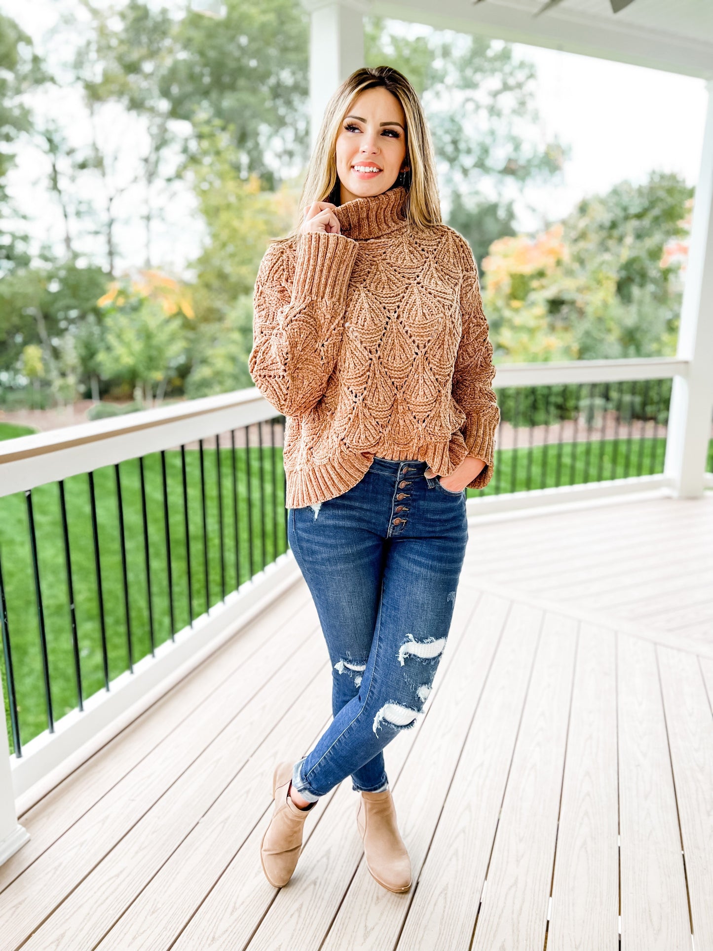 Judy Blue Mid Rise skinny Thermal Patch (Multiple Lengths)