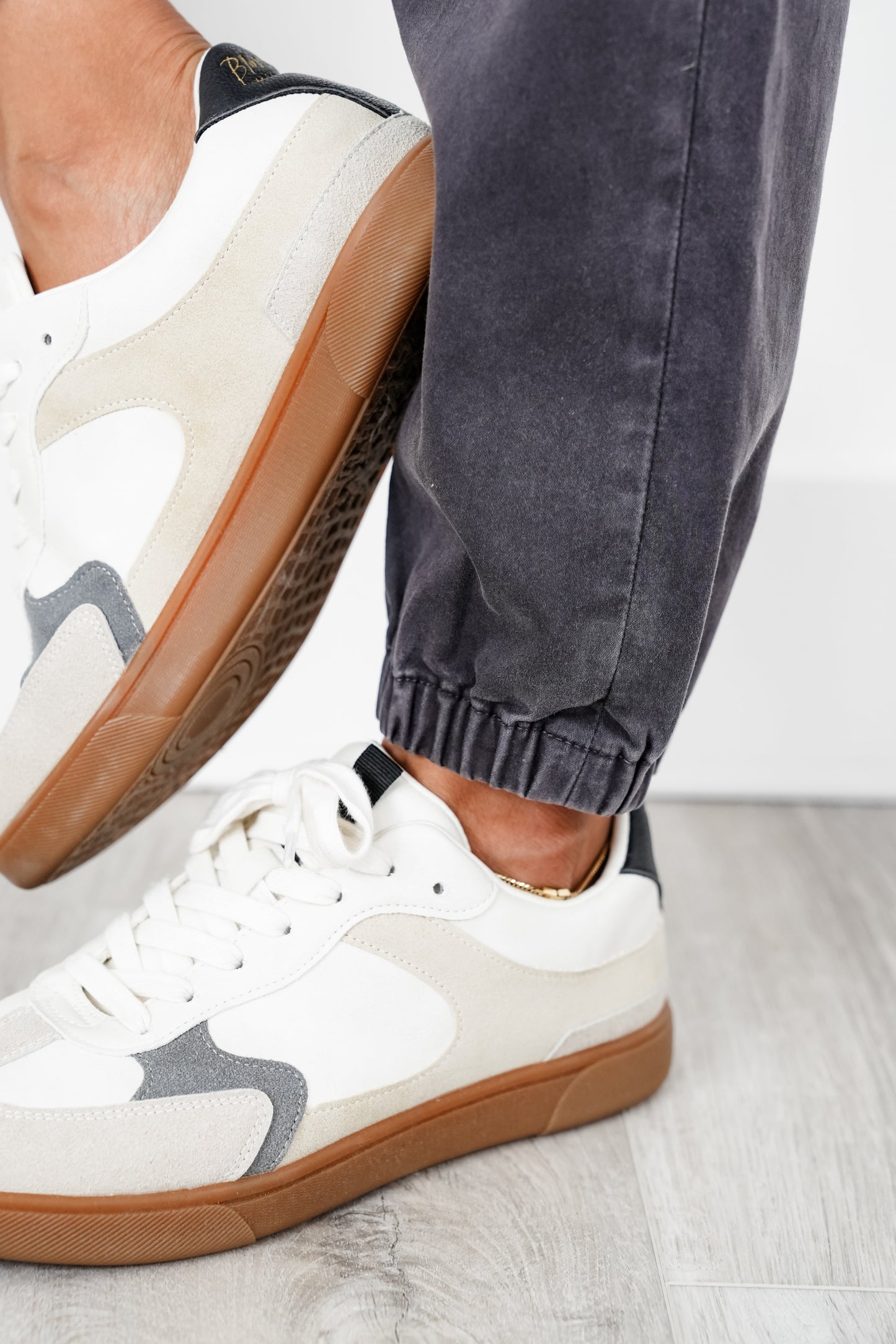 Mica High Rise Grey Cropped Joggers