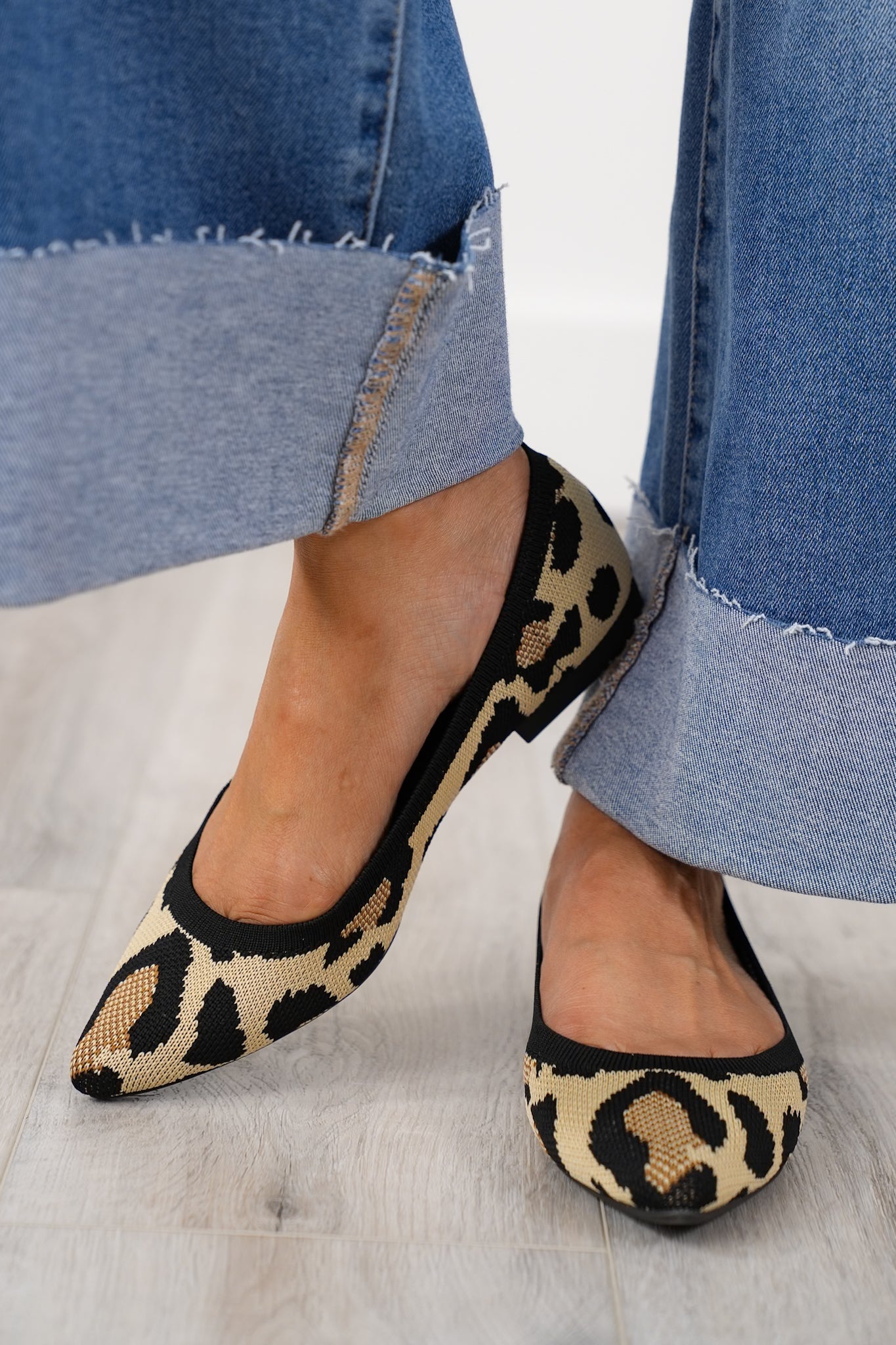 MIA Textured Knit Ballet Flat